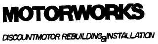 MOTORWORKS DISCOUNTMOTOR REBUILDING & INSTALLATION logo