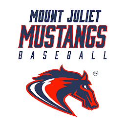 MOUNT JULIET MUSTANGS BASEBALL logo