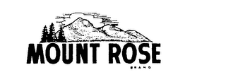 MOUNT ROSE BRAND logo