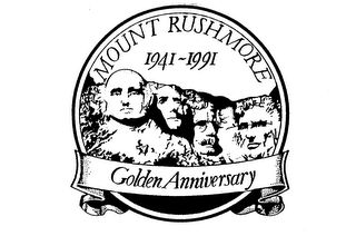 MOUNT RUSHMORE 1941-1991 GOLDEN ANNIVERSARY logo