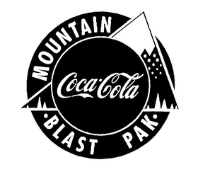 MOUNTAIN BLAST PAK COCA-COLA logo