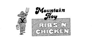 MOUNTAIN BOY RIBS 'N CHICKEN logo