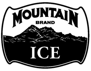 MOUNTAIN BRAND ICE logo