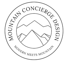 MOUNTAIN CONCIERGE DESIGN MODERN MEETS MOUNTAIN logo