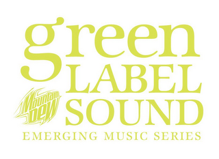 MOUNTAIN DEW GREEN LABEL SOUND EMERGING MUSIC SERIES logo