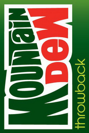 MOUNTAIN DEW THROWBACK logo