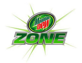 MOUNTAIN DEW ZONE logo