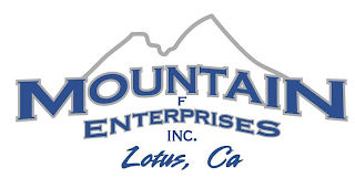 MOUNTAIN F ENTERPRISES INC. LOTUS, CA logo