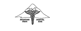 MOUNTAIN FRESH HOSPITAL PURE logo