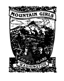 MOUNTAIN GIRLS APPLES PEARS WASHINGTON logo