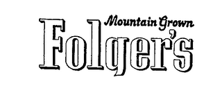 MOUNTAIN GROWN FOLGER'S logo