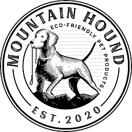 MOUNTAIN HOUND ECO-FRIENDLY PET PRODUCTS EST. 2020 logo