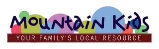 MOUNTAIN KIDS YOUR FAMILY'S LOCAL RESOURCE logo