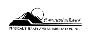 MOUNTAIN LAND PHYSICAL THERAPY AND REHABILITATION, INC. logo