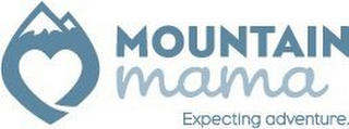 MOUNTAIN MAMA EXPECTING ADVENTURE. logo
