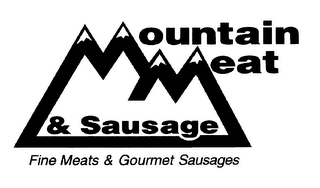 MOUNTAIN MEAT & SAUSAGE FINE MEATS & GOURMET SAUSAGES logo