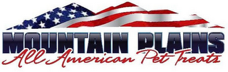 MOUNTAIN PLAINS ALL AMERICAN PET TREATS logo