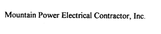 MOUNTAIN POWER ELECTRICAL CONTRACTOR, INC. logo