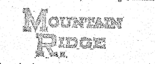MOUNTAIN RIDGE logo