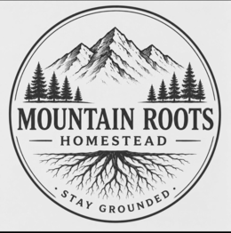 MOUNTAIN ROOTS HOMESTEAD STAY GROUNDED logo