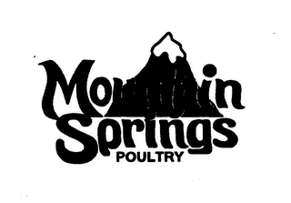 MOUNTAIN SPRINGS POULTRY logo