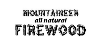 MOUNTAINEER ALL NATURAL FIREWOOD logo