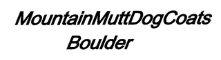 MOUNTAINMUTTDOGCOATS BOULDER logo