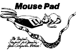 MOUSE PAD THE PERFECT SURFACE FOR OPERATING YOUR COMPUTER MOUSE logo