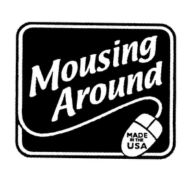 MOUSING AROUND MADE IN THE USA logo