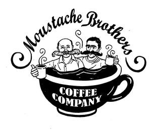 MOUSTACHE BROTHERS COFFEE COMPANY logo