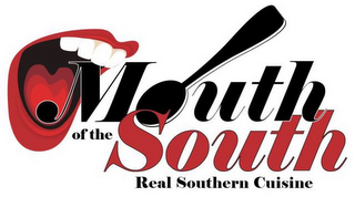 MOUTH OF THE SOUTH REAL SOUTHERN CUISINE logo
