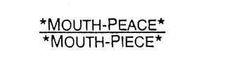 *MOUTH-PEACE* *MOUTH-PIECE* logo