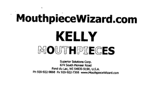 MOUTHPIECEWIZARD.COM KELLY MOUTHPIECES logo