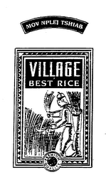 MOV NPLEJ TSHIAB VILLAGE BEST RICE PREMIUM QUALITY logo