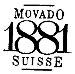 MOVADO 1881 SUISSE logo