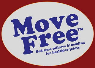 MOVE FREE BED TIME PILLOWS & BEDDING FOR HEALTHIER JOINTS logo