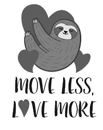 MOVE LESS, LOVE MORE logo
