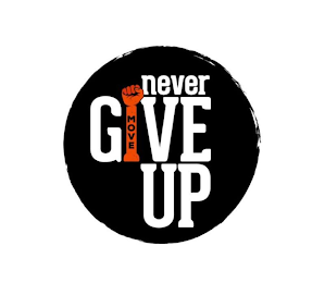 MOVE NEVER GIVE UP logo