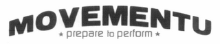 MOVEMENTU PREPARE TO PERFORM logo