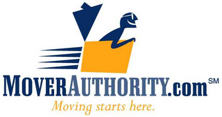 MOVERAUTHORITY.COM: MOVING STARTS HERE logo