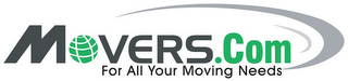 MOVERS.COM FOR ALL YOUR MOVING NEEDS logo