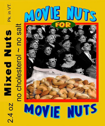 MOVIE NUTS FOR MOVIE NUTS logo