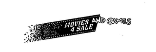 MOVIES AND GAMES 4 SALE logo