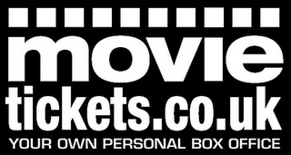 MOVIETICKETS.CO.UK YOUR OWN PERSONAL BOX OFFICE logo