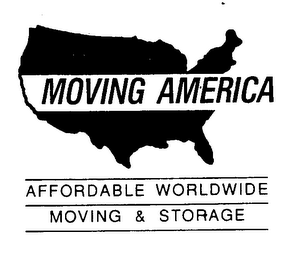 MOVING AMERICA AFFORDABLE WORLDWIDE MOVING & STORAGE logo