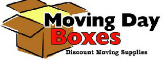 MOVING DAY BOXES DISCOUNT MOVING SUPPLIES logo