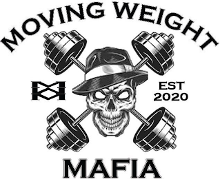 MOVING WEIGHT MAFIA, MWM, EST 2020 logo