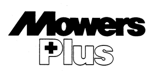 MOWERS PLUS + logo