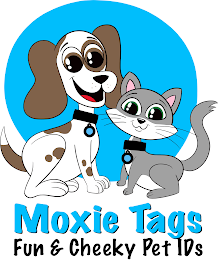 MOXIE TAGS FUN & CHEEKY PET IDS logo
