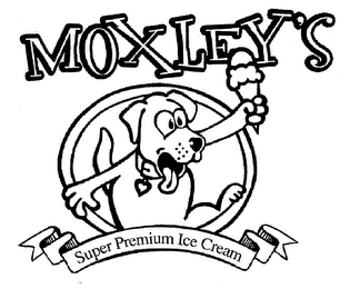 MOXLEY'S SUPER PREMIUM ICE CREAM logo